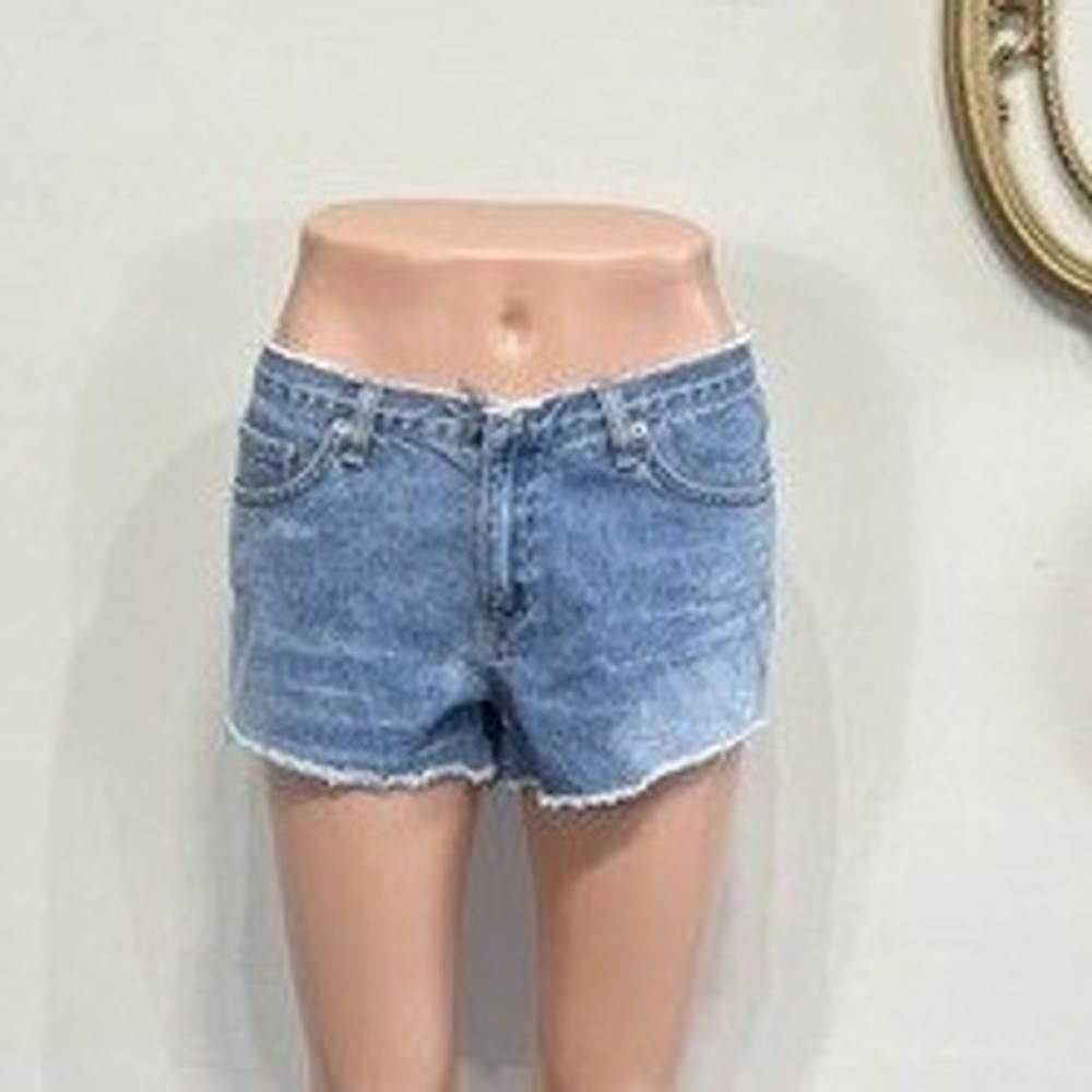Rag & Bone Heathrow Edge Distressed Denim Cutoff Shorts Size 28
